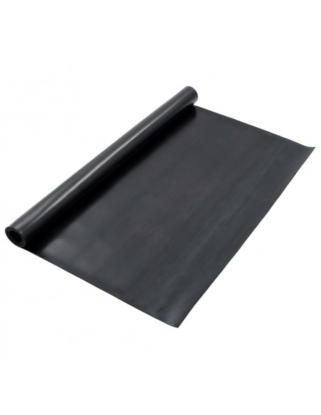 Tappetino Antiscivolo in Gomma 1,2x2 m 3 mm Liscio
