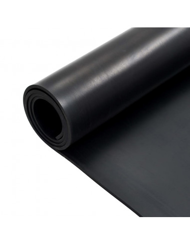 Tappetino Antiscivolo in Gomma 1,2x2 m 6 mm Liscio