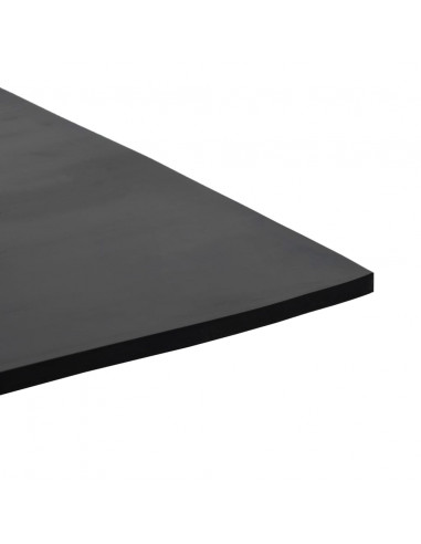 Tappetino Antiscivolo in Gomma 1,2x2 m 6 mm Liscio