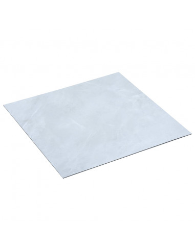 Listoni per Pavimenti Autoadesivi in PVC 5,11 m² Marmo Bianco