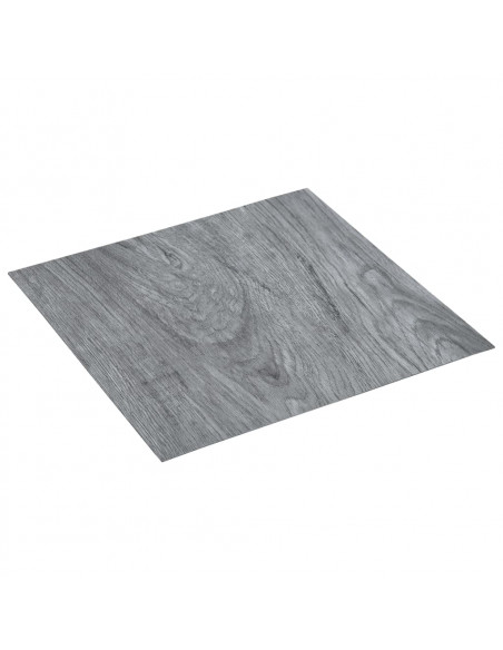 Listoni per Pavimenti Autoadesivi 5,11 m² in PVC Grigio Chiaro