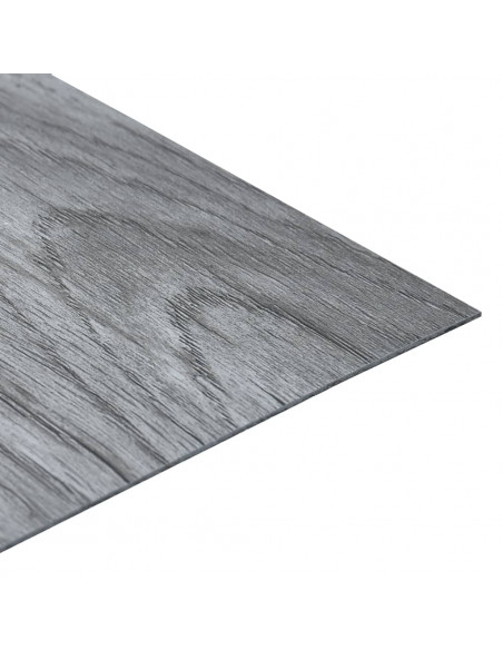 Listoni per Pavimenti Autoadesivi 5,11 m² in PVC Grigio Chiaro
