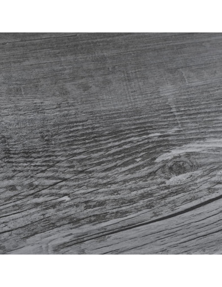 Listoni Pavimento PVC 5,02 m² 2 mm Autoadesivi Grigio Lucido