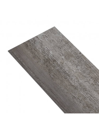 Listoni Pavimento PVC 5,02 m² 2 mm Autoadesivi Legno a Strisce