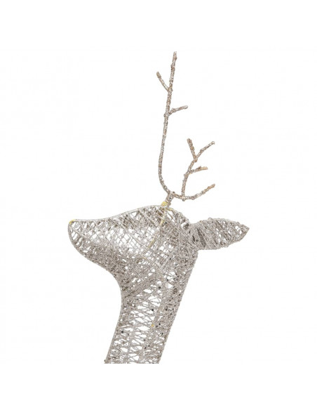 Renne di Natale 6 pz Oro Bianco Caldo Rete