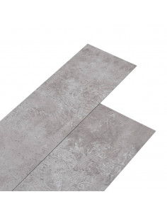 Listoni Pavimento PVC 5,02 m² 2 mm Autoadesivi Grigio Terra 2