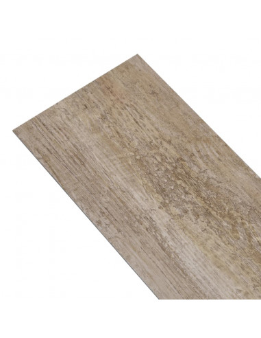 Listoni Pavimento PVC 5,02 m² 2 mm Autoadesivi Legno Slavato