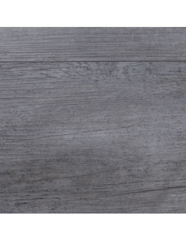 Listoni Pavimento in PVC 5,02 m² 2 mm Autoadesivi Legno Grigio