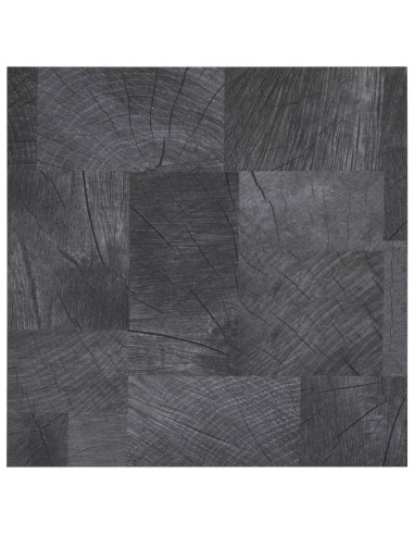 Listoni Pavimento PVC Autoadesivi 5,11 m² Venature Legno Grigio