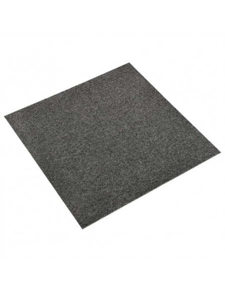 Quadrotte di Moquette 20 pz 5 m² 50x50 cm Antracite