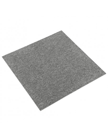Quadrotte di Moquette 20 pz 5 m² 50x50 cm Grigie