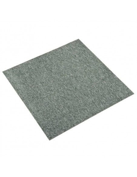 Quadrotte di Moquette 20 pz 5 m² 50x50 cm Verdi