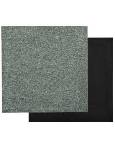 Quadrotte di Moquette 20 pz 5 m² 50x50 cm Verdi