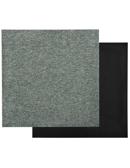 Quadrotte di Moquette 20 pz 5 m² 50x50 cm Verdi