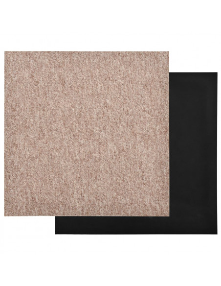Quadrotte di Moquette 20 pz 5 m² 50x50 cm Beige