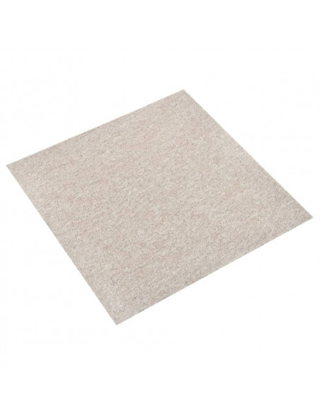 Quadrotte di Moquette 20 pz 5 m² 50x50 cm Beige Chiaro