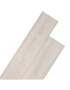 Listoni Pavimenti Non Autoadesivi PVC 5,26m² 2mm Rovere Bianco 2