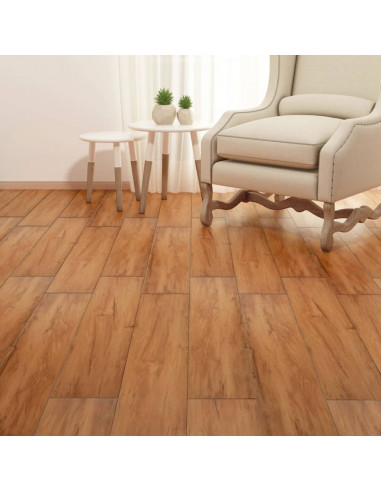 Listoni Pavimenti Non Autoadesivi PVC 5,26m² 2mm Olmo Naturale