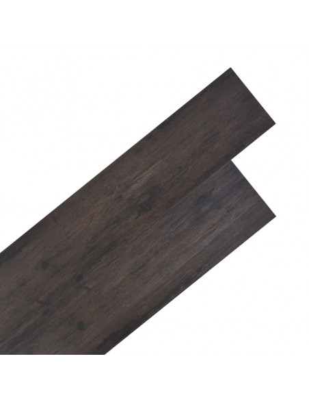 Listoni Pavimenti Non Autoadesivi PVC 5,26m² 2mm Rovere Scuro