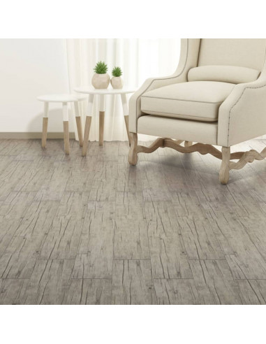 Listoni Pavimentazione Autoadesivi PVC 5,02 m² 2 mm Rovere