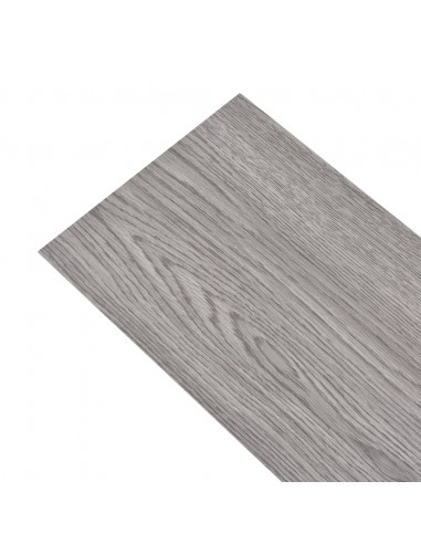 Listoni Pavimentazione Autoadesivi PVC 5,02 m² 2mm Grigio Scuro