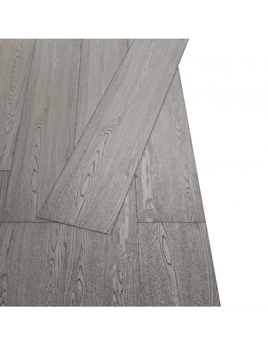 Listoni Pavimentazione Autoadesivi PVC 5,02 m² 2mm Grigio Scuro