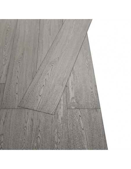 Listoni Pavimentazione Autoadesivi PVC 5,02 m² 2mm Grigio Scuro
