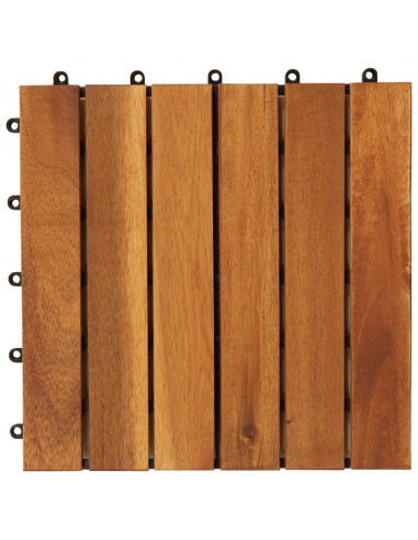 Listelli Pavimentazione Design Verticale 30x30cm Acacia 20 pz