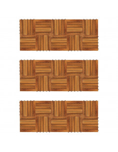 Listelli Pavimentazione Acacia Design Verticale 30x30cm 30 pz 2