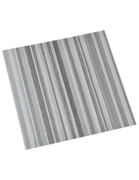 Listoni Pavimenti Autoadesivi 55 pz in PVC 5,11m² Grigio Chiaro