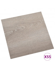 Listoni per Pavimenti Autoadesivi 55 pz in PVC 5,11 m² Talpa 2