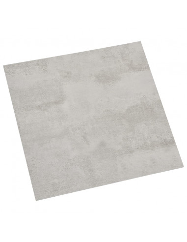 Listoni Pavimenti Autoadesivi 55 pz in PVC 5,11m² Grigio Chiaro
