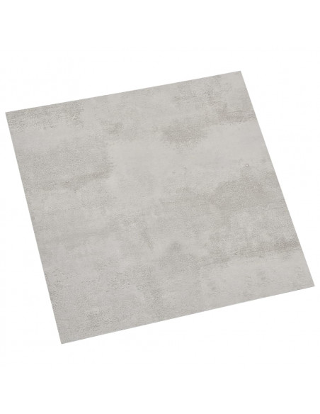 Listoni Pavimenti Autoadesivi 55 pz in PVC 5,11m² Grigio Chiaro
