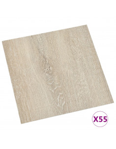 Listoni per Pavimenti Autoadesivi 55 pz in PVC 5,11 m² Beige 2
