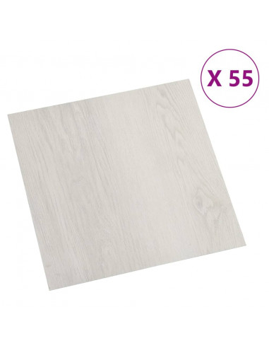 Listoni per Pavimenti Autoadesivi 55 pz in PVC 5,11 m² Beige