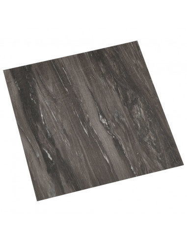 Listoni Pavimenti Autoadesivi 55 pz in PVC 5,11 m² Grigio Scuro