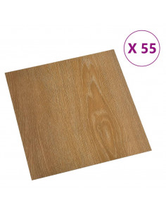 Listoni per Pavimenti Autoadesivi 55 pz in PVC 5,11 m² Marroni 2