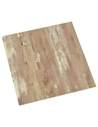 Listoni per Pavimenti Autoadesivi 55 pz in PVC 5,11 m² Marroni