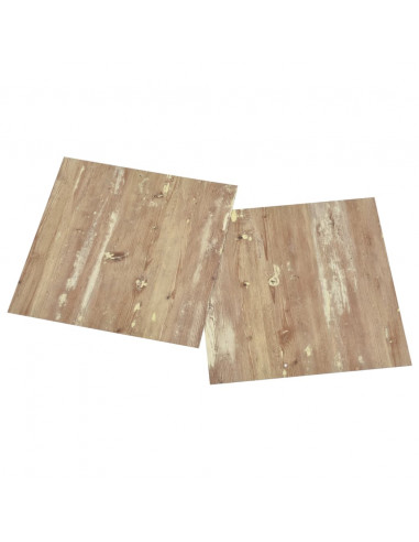 Listoni per Pavimenti Autoadesivi 55 pz in PVC 5,11 m² Marroni