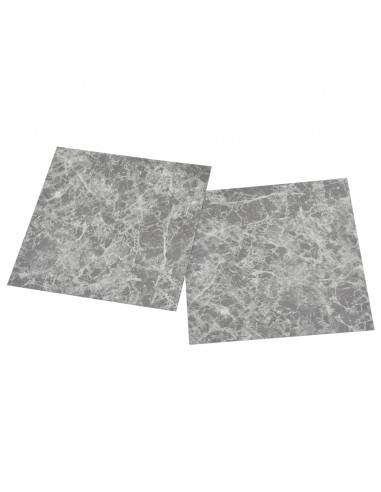 Listoni Pavimenti Autoadesivi 55 pz PVC 5,11 m² Grigio Cemento