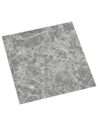 Listoni Pavimenti Autoadesivi 55 pz PVC 5,11 m² Grigio Cemento