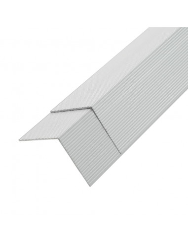 Profili Angolari per Decking in Alluminio 170 cm Argento
