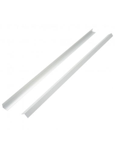 Profili Angolari per Decking in Alluminio 170 cm Argento