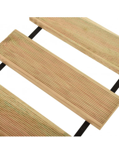 Rotolo per Pavimentazione 35x300 cm in Legno di Pino Impregnato