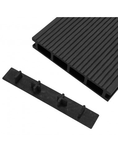 Tappi per Decking 10 pz Plastica Nero