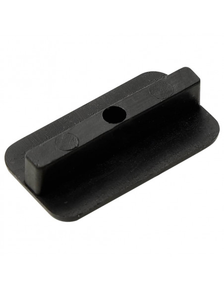 Clip per Decking con Viti 200 pz in Plastica e Acciaio Inox