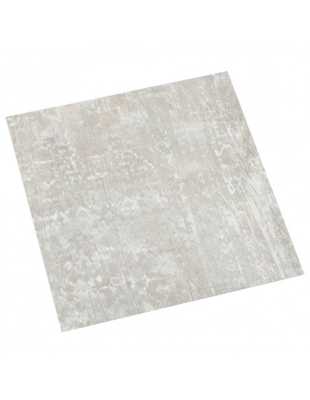 Listoni Pavimenti Autoadesivi 55 pz in PVC 5,11m² Grigio Chiaro