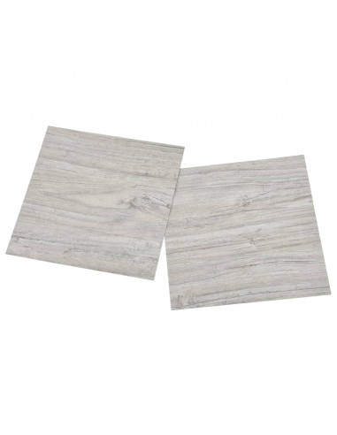 Listoni Pavimenti Autoadesivi 55 pz in PVC 5,11m² Grigio Chiaro