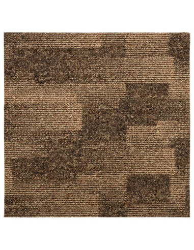 Quadrotte di Moquette 20 pz 5 m² Marroni