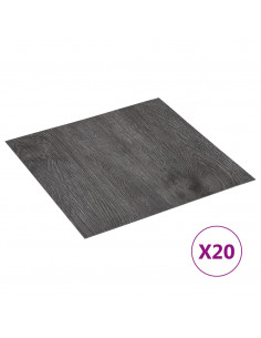 Listoni per Pavimenti Autoadesivi 20 pz in PVC 1,86 m² Marroni 2